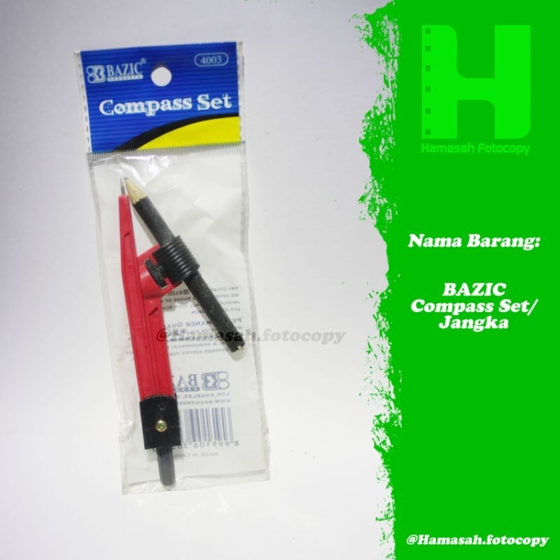 

Jangka Compass Set Bazic