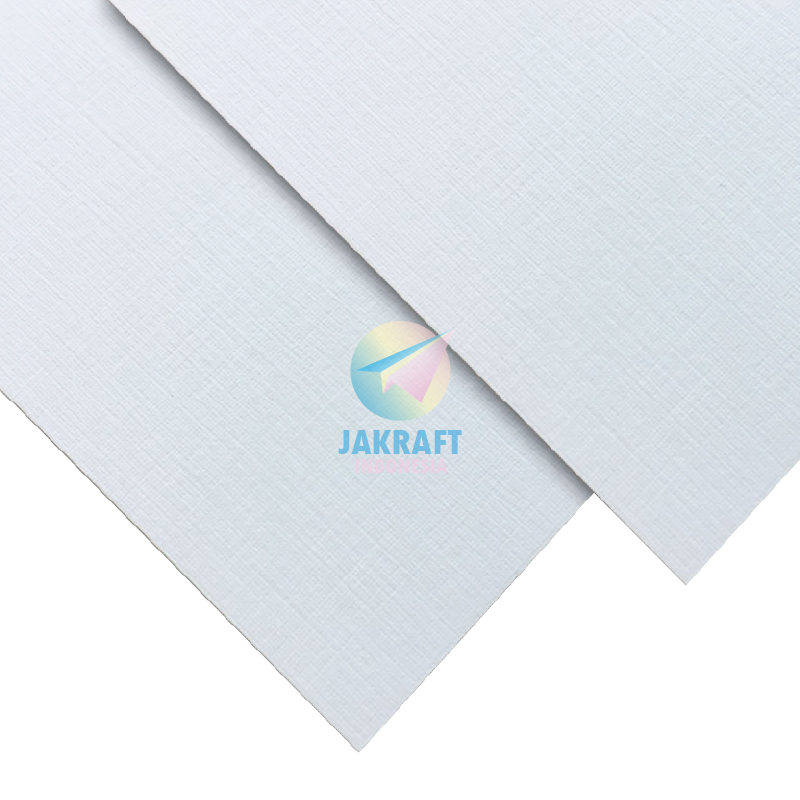 

(50 Lembar) Kertas HVS LINEN Jepang A4 Tebal 230 Gram Gsm IDEO Putih White Doff Doft 2 Sisi