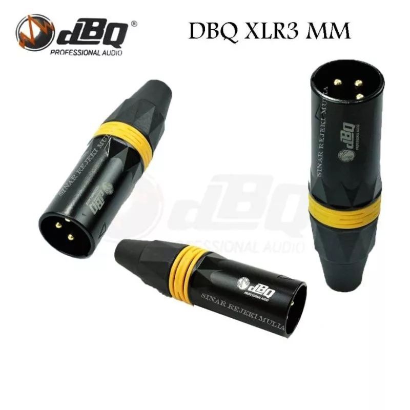 JACK XLR MALE JEK CANON JECK AUDIO DBQ ORIGINAL