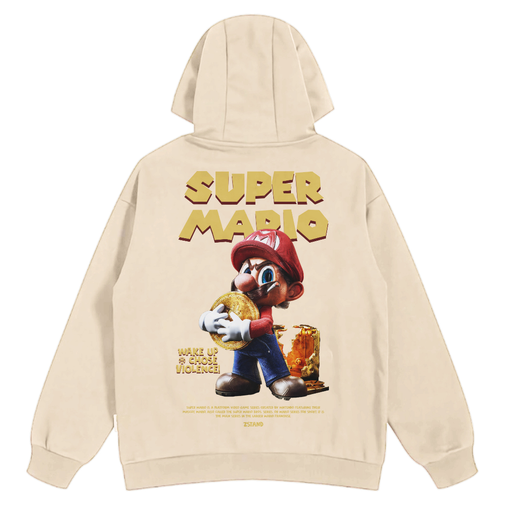 Hoodie Super Mario / Jacket Mario Bros /Hoodie Pria wanita