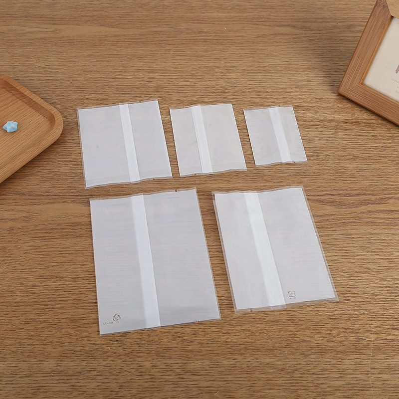 Plastik kemasan kue kering / mooncake / nastar / plastik bening+putih