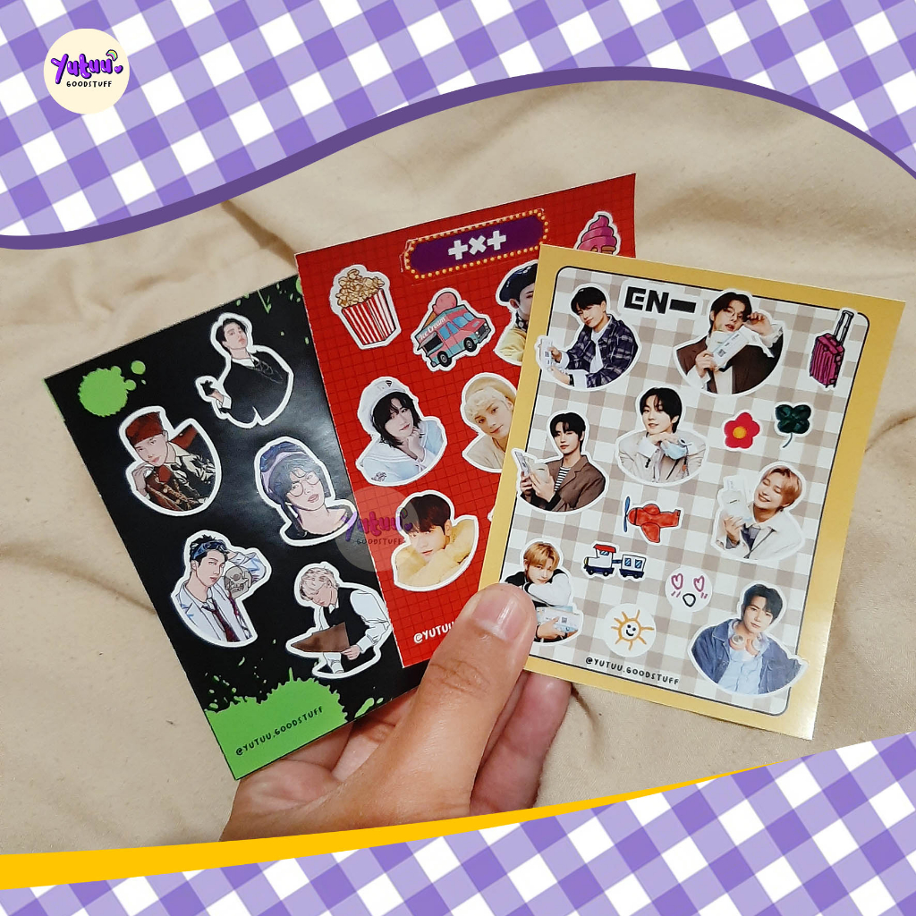 Sticker Decor KPOP Mini Bangtan / TXT/ Enhypen