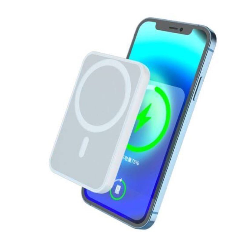 Battery Pack Lightning Fast Charging Wireless Charger Magnet/Wireless Magnetic Powerbank Battery Pack 5000mAh