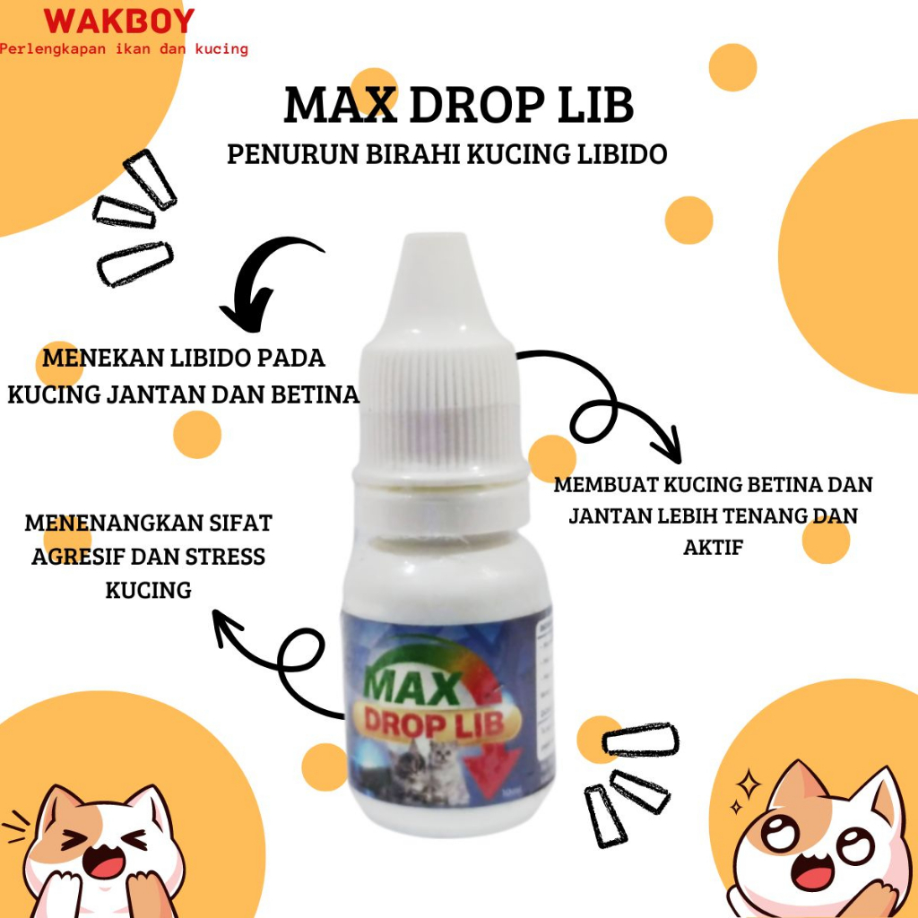 MAX DROP LIBIDO (PENURUN BIRAHI KUCING)