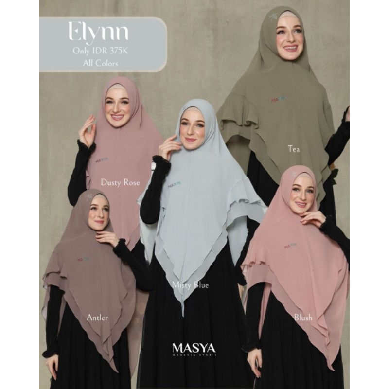 [MASYA_MADENIA SYARI] KHIMAR SYARI / KHIMAR SYARI CERUTI " ELYNN " by MASYA