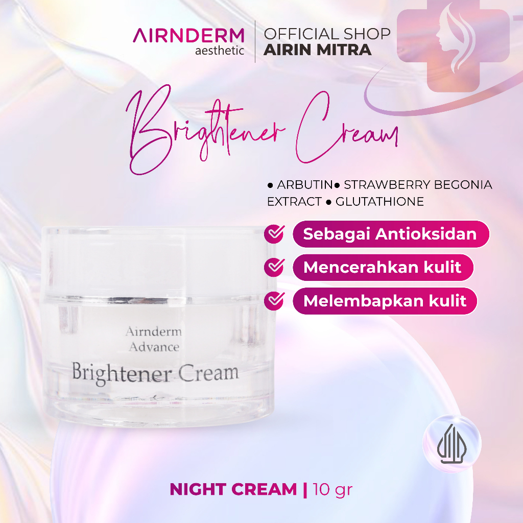 Airnderm Aesthetic Advance Brightener Cream Airin Beauty Cream Pencerah