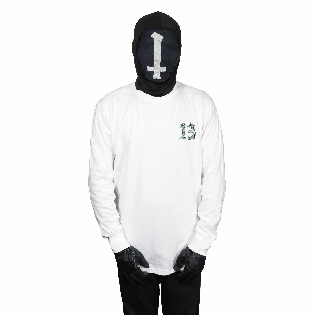 Heretic - Long sleeve Tees - DR 13 White