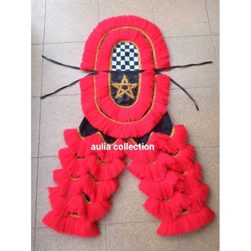 sual/celana barongan ukuran dewasa warna merah