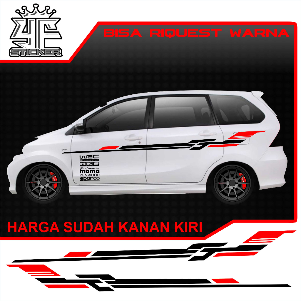 [TERLARIS] Stiker sticker mobil avanza | stiker list body mobil avanza xenia