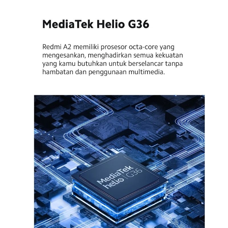 XIAOMI REDMI A2 RAM 3GB ROM 64GB