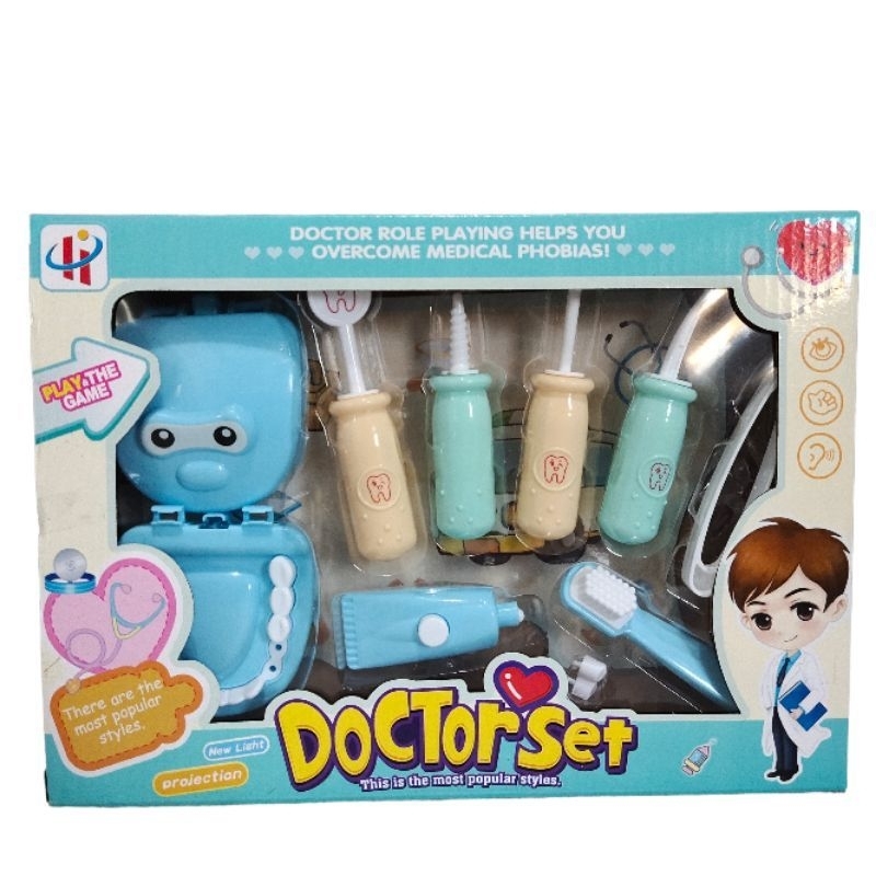 Mainan Anak Medical Doctor Dental Clinic Mainan Dokter Gigi Playset Dokter Dokteran Perempuan Laki laki