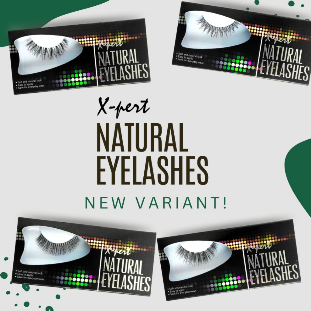 X- PERT natural eyelashes bulu mata palsu