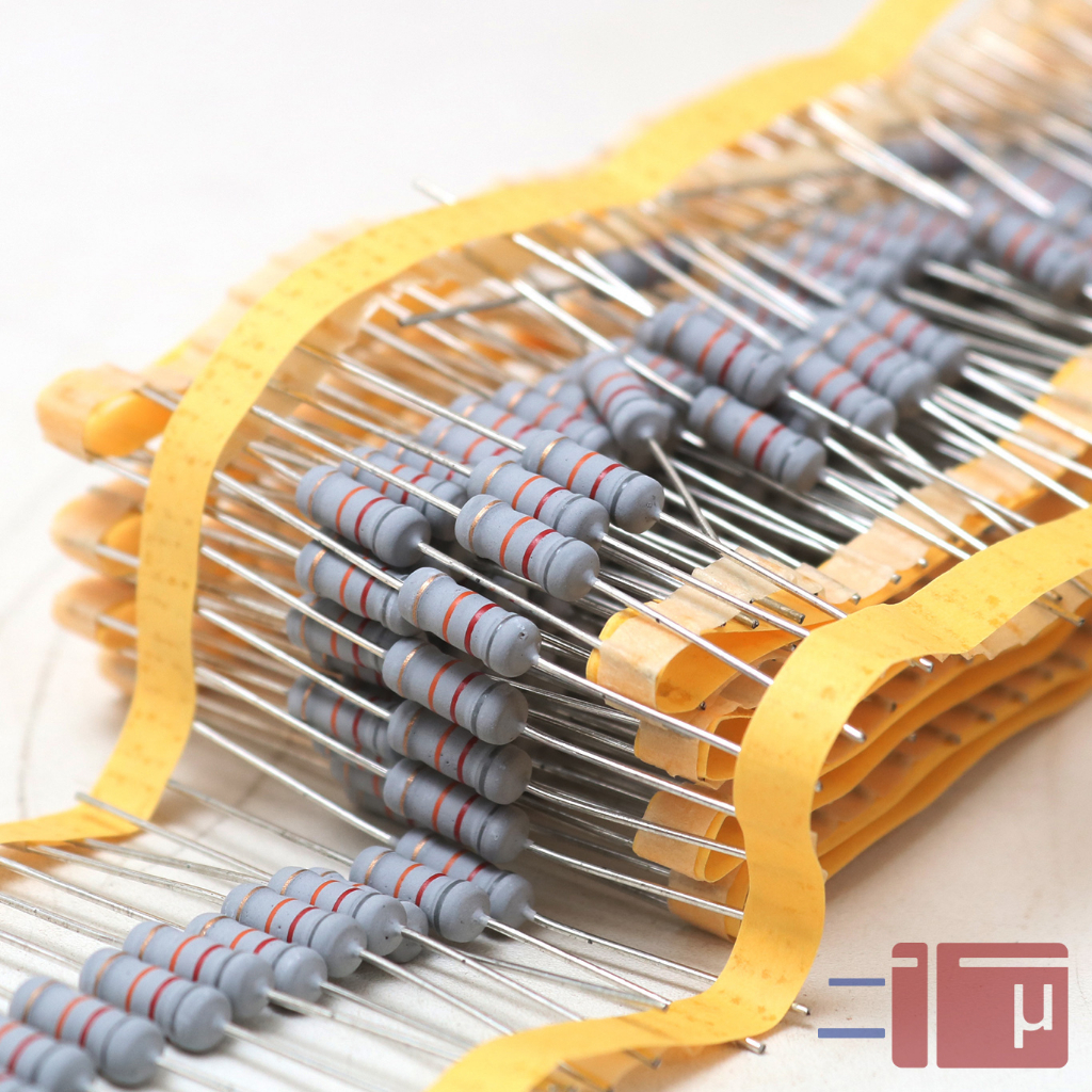 x10 Resistor 82K 1W Metal Oxide 5% Taiwan Kaki Tembaga