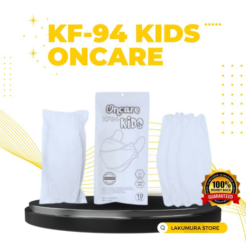 Masker KF94 Anak Oncare Surgical Face Mask Isi 10 Pcs