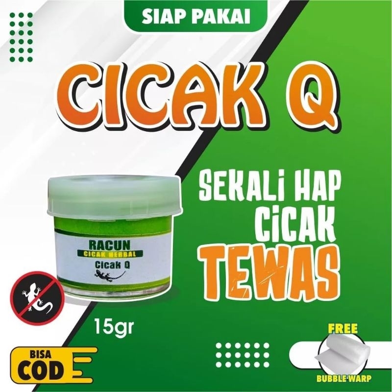 CICAK-Q 15gram - Racun Cicak - Racak CICAK Q CICAKQ CICAKKU