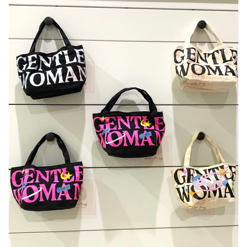 GENTLEWOMAN MICRO CANVAS BAG / GENTLEWOMAN MINI BAG / TAS FASHION VIRAL BANGKOK / TAS WANITA IMPORT