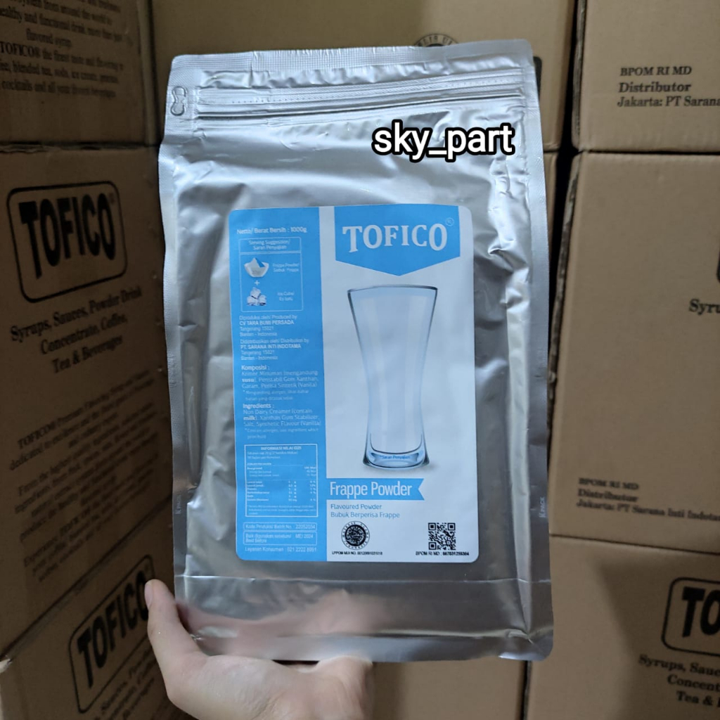 

Tofico Frappe Powder Bubuk Minuman Frappe Premium 1Kg