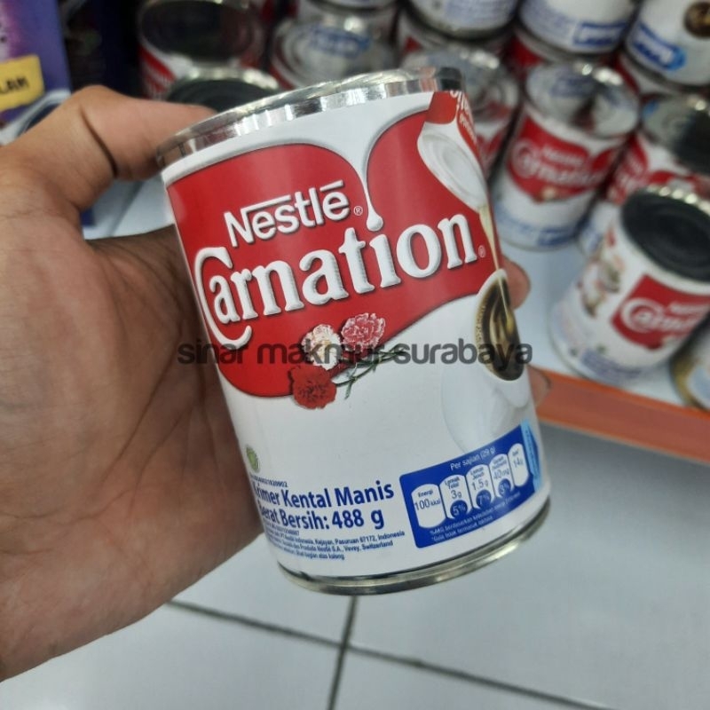 

Susu Kental Manis Kaleng / SKM Carnation dari Nestle 488 Gr