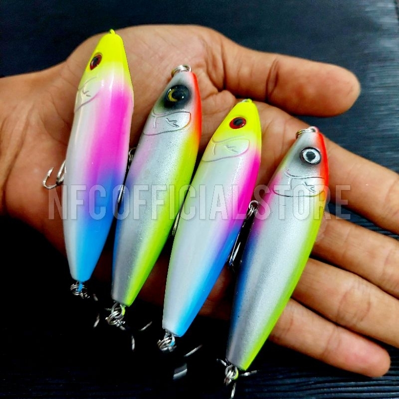 Lure Pencil Floating 8 cm 12 gram dengan Rattle Super Berisik