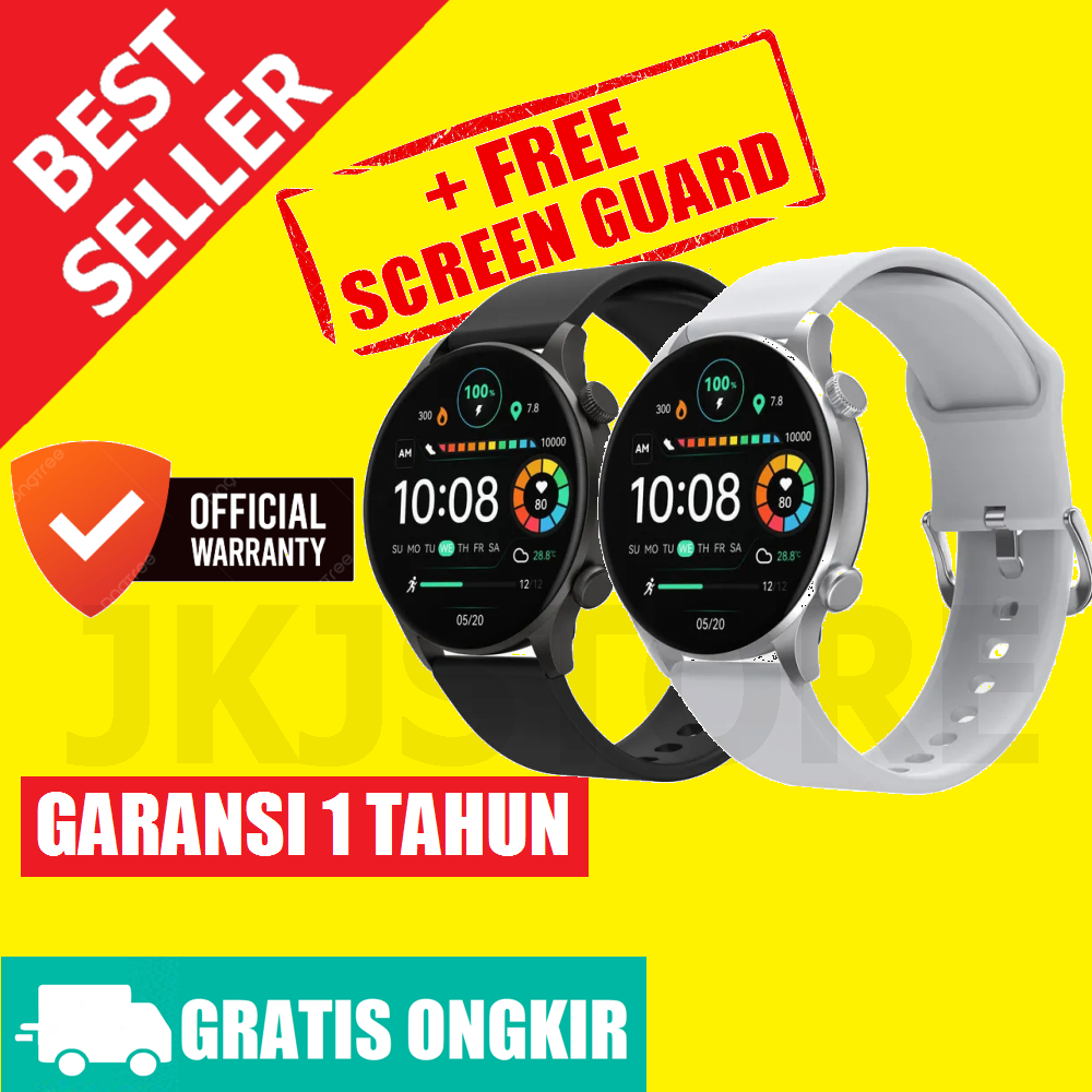 HAYLOU RT3 SOLAR PLUS 105 AMOLED SMARTWATCH JAM TANGAN WATCH SMART
