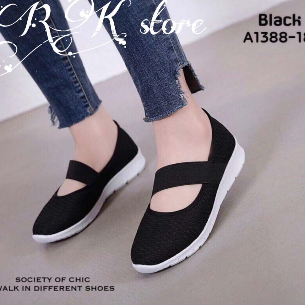 Sepatu Perempuan Slip On Termurah Casual Trendy kekinian sepatu Wanita karet Fashion