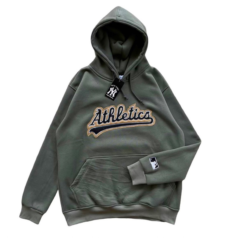 JAKET SWEATER HOODIE YANKES LOGO ATHLETICS BEST SELLER FULL TAG&amp;FULLBORDIR