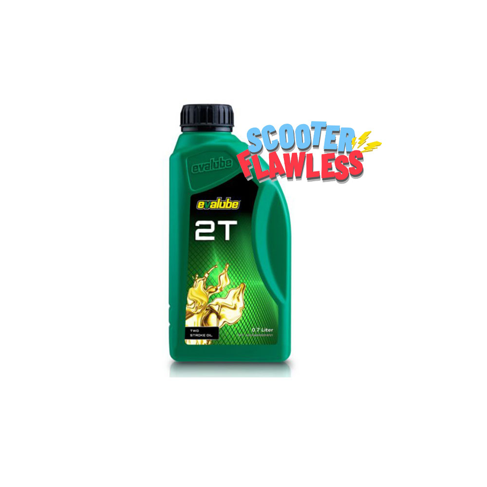 Oli olie samping 2 tak vespa merk Evalube 2 tak