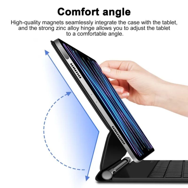 Magic Keyboard Apple iPad Air 5 4 10.9 inch / iPad Pro 11 Inch M2 2022 M1 2021 2020 2018 Cover Goojodoq Case Wireless Casing