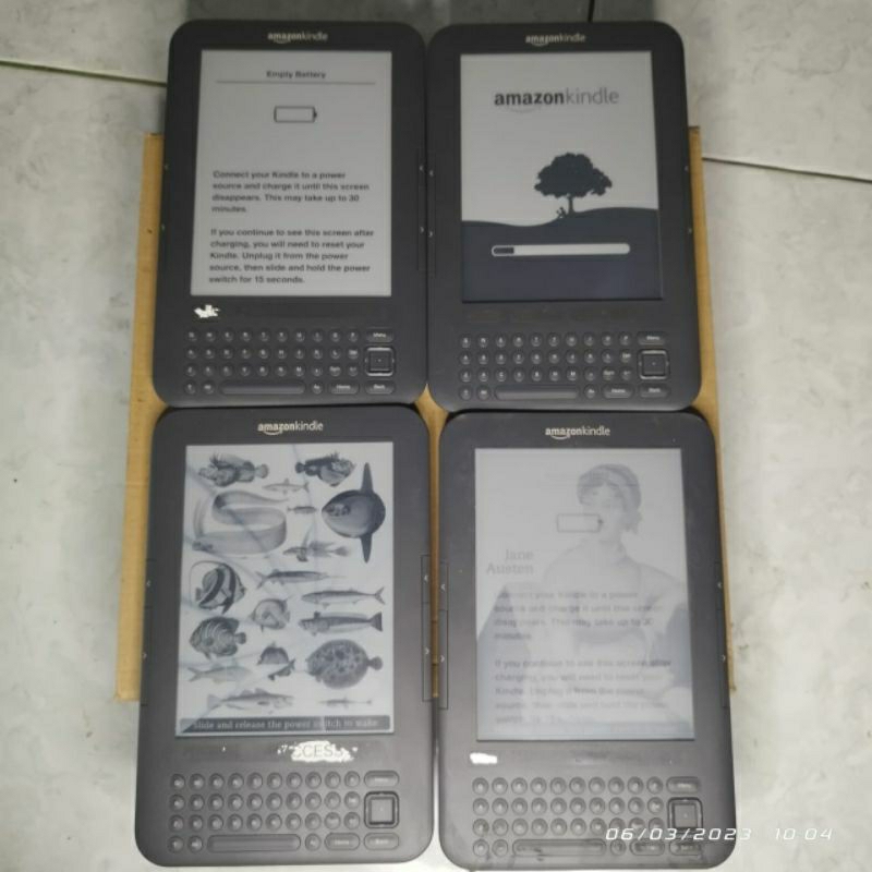 ebook amazon kindle gen 3 keyboard kondisi mati