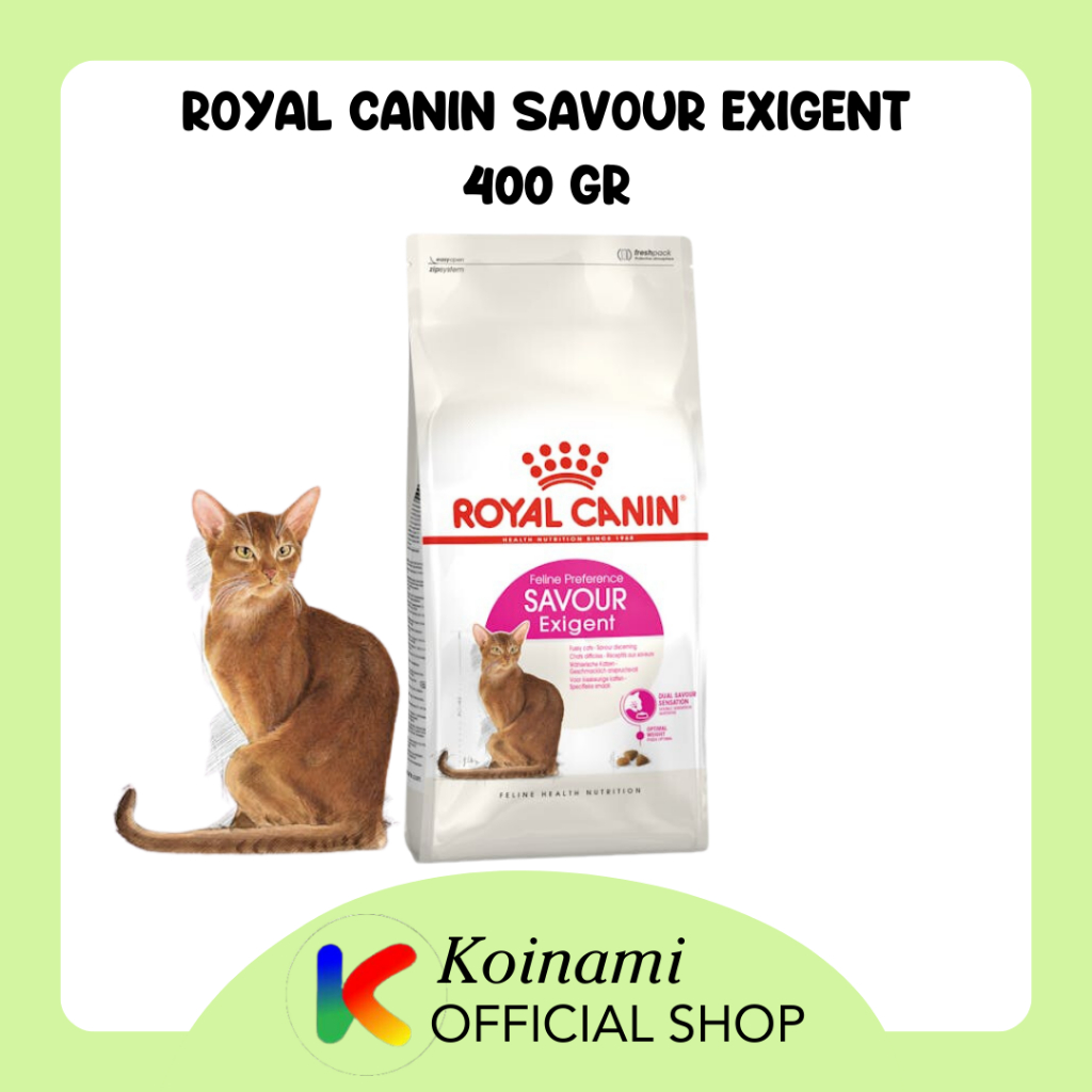 ROYAL CANIN SAVOUR EXIGENT 400GR CAT FOOD / MAKANAN KUCING / RC