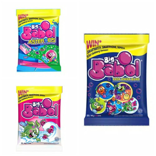 

Big Babol All Varian 132gr + 40 butir