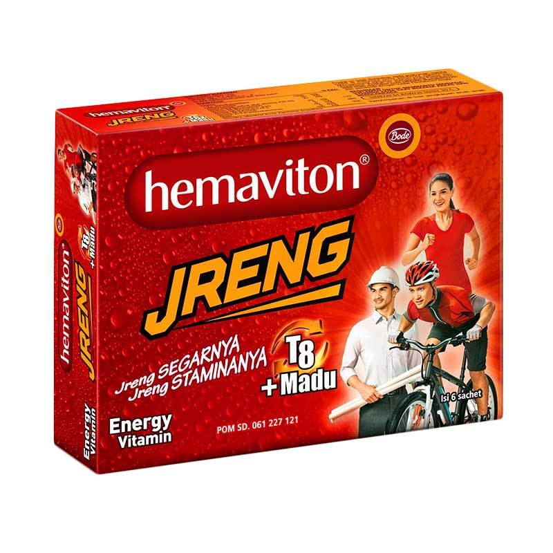 

HEMAVITON JRENG BOX isi 10 sachet-Penambah Stamina & Energi+Madu