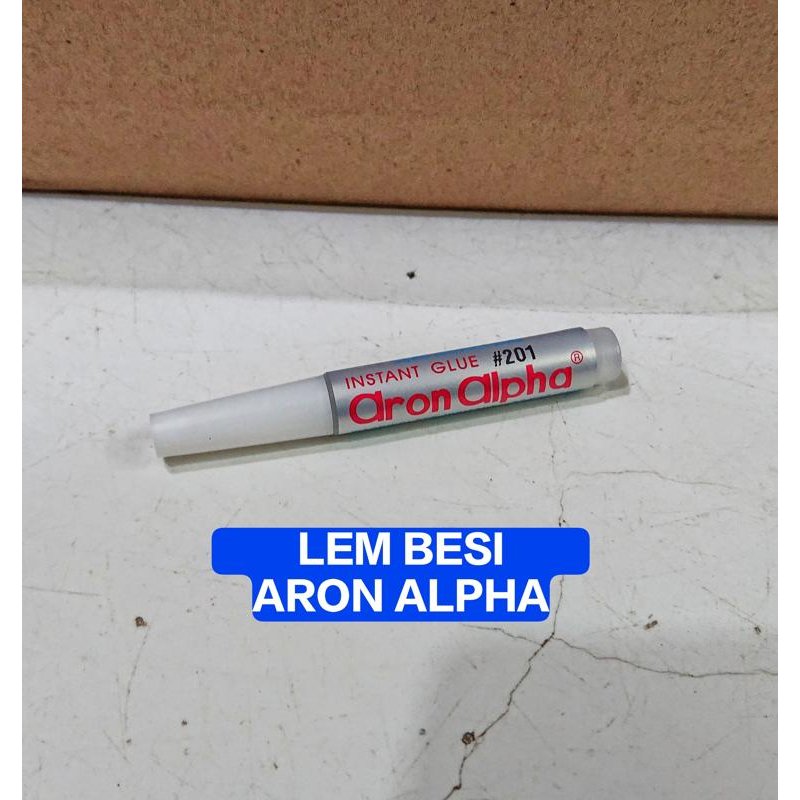 

Lem Besi Aron Alpha Super Instan Instant Glue Grade 201