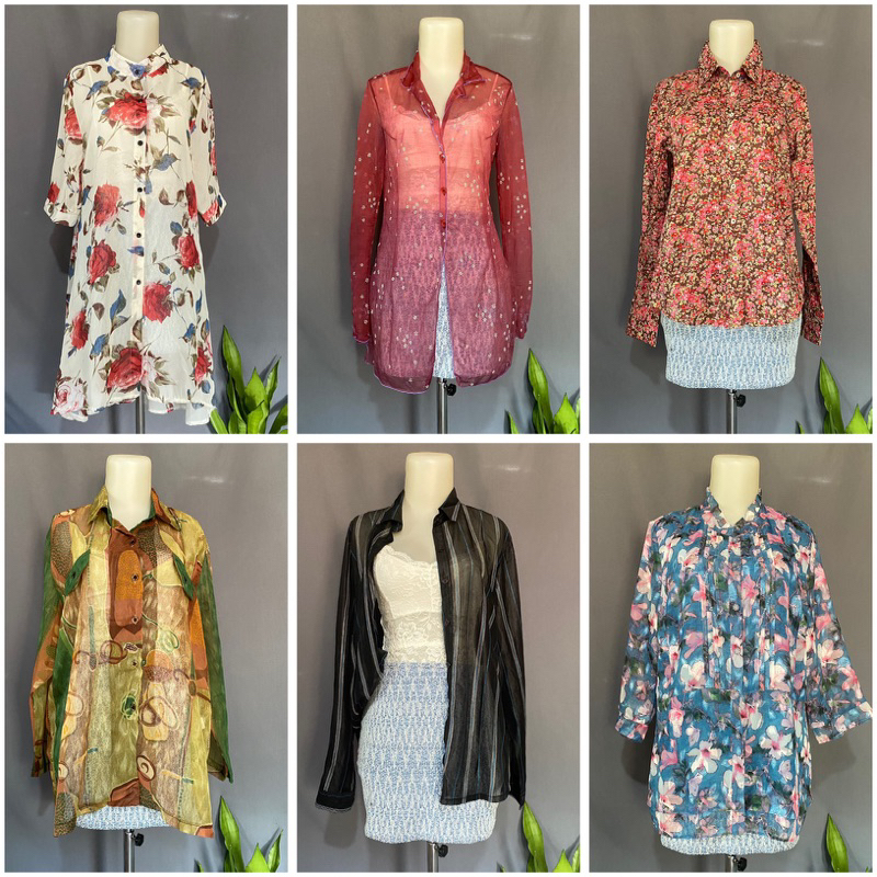 BLOUSE VINTAGE / KEMEJA VINTAGE / ATASAN WANITA VINTAGE PENDEK/ ATASAN WANITA VINTAGE PANJANG/ BLOUSE LENGAN PANJANG WANITA/ BLOUSE SIFON VINTAGE WANITA/ BLOUSE WANITA