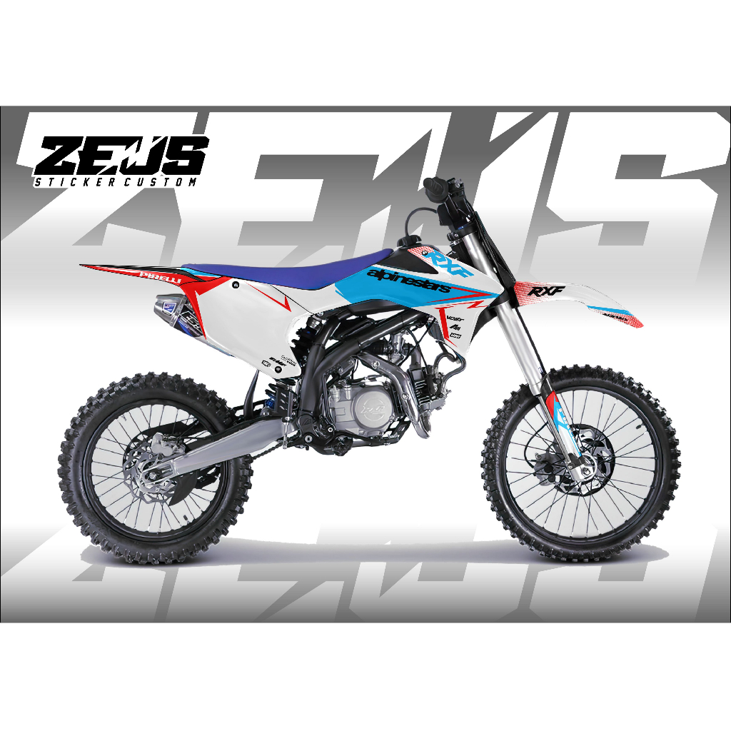 Decal Sticker - Stiker Dekal Rxf 150cc Zeus SC 12