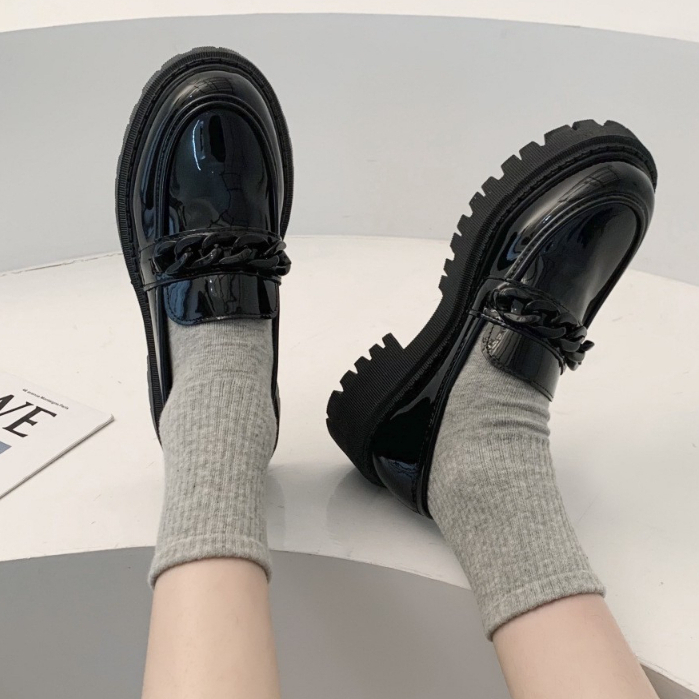 AVANCEID 1916 Sepatu Sneakers Boots Wanita Kerja Docmart Hitam Import