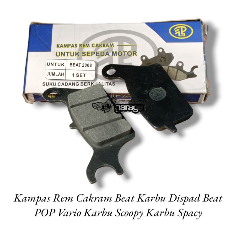 Kampas Rem Depan Beat Karbu Dispad Scoopy Carbu Spacy Karbu Vario Karburator Tahun 2008 2009 2010
