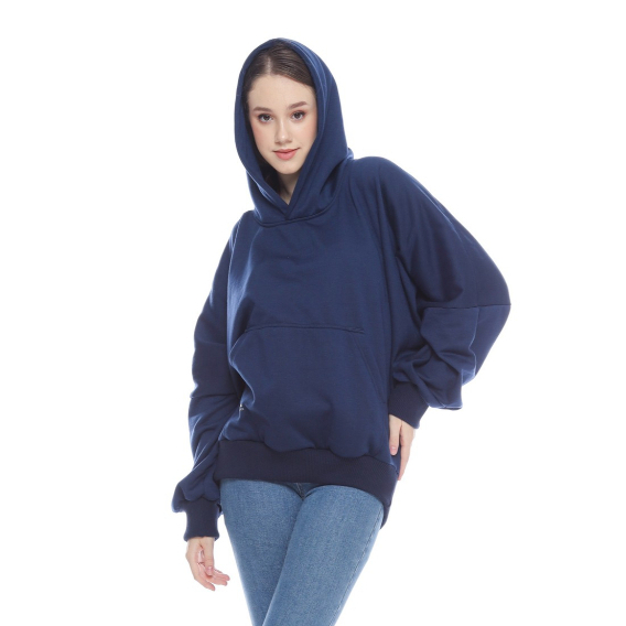 Bella Pullover Hoodie Oversize Over Size Sweater Batwing Oversized Original Yoon Gyaru