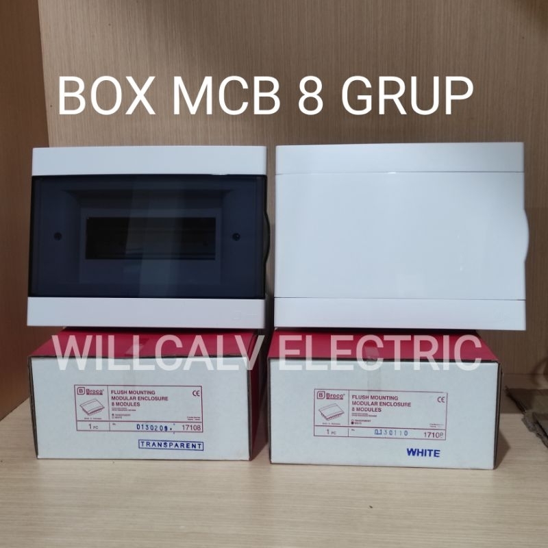 Box Mcb 8 grup Broco 17108 inbow tanam tembok / Box mcb 8 grup Broco 17108 inbow tanam tembok