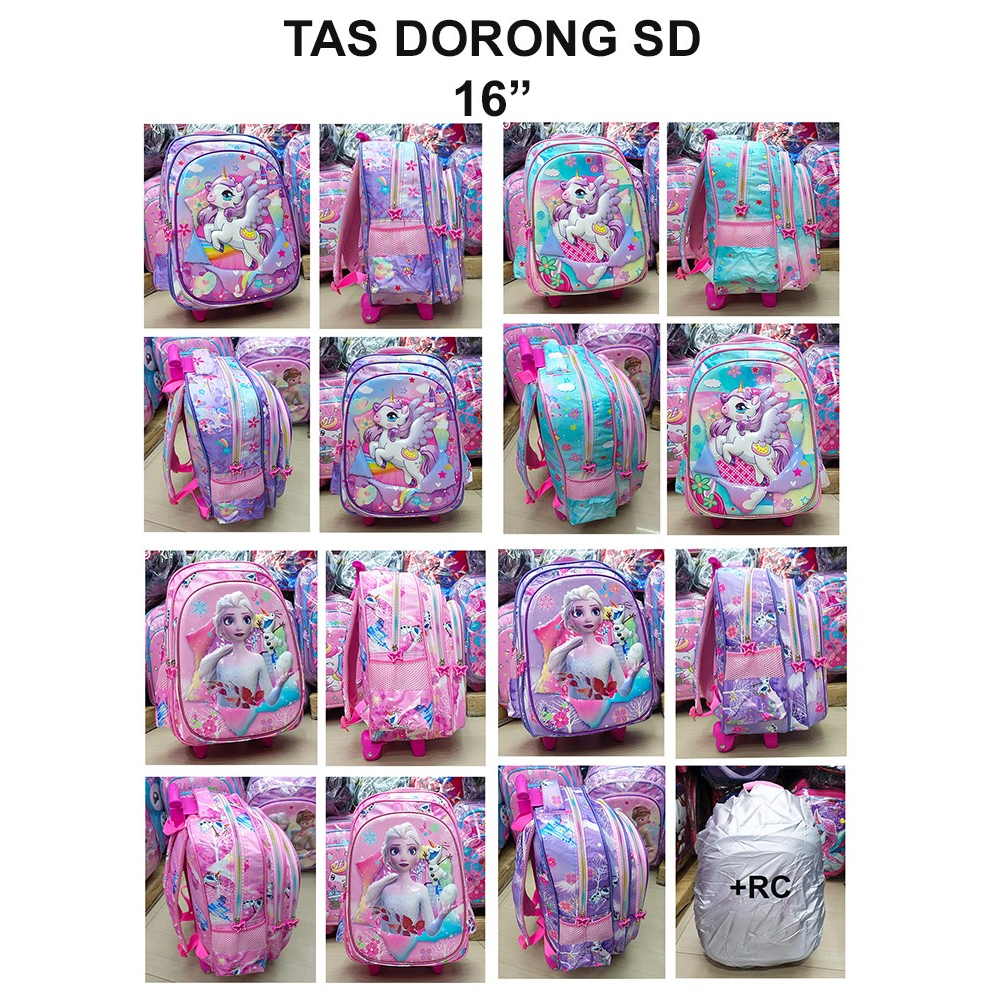 TAS SEKOLAH ANAK PEREMPUAN TROLLEY TAS ANAK PEREMPUAN TAS ANAK SEKOLAH KARAKTER TAS ANAK SEKOLAH TAS