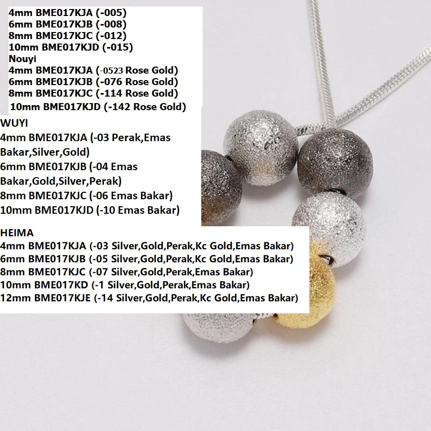 Pembatas Bola Bola Glitter Uk 4-12mm Harga/20-100pc