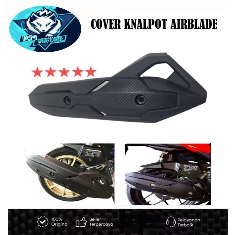 TUTUP TAMENG KNALPOT HONDA AIRBLADE/TAMENG KNALPOT VARIO 125 VIETNAM