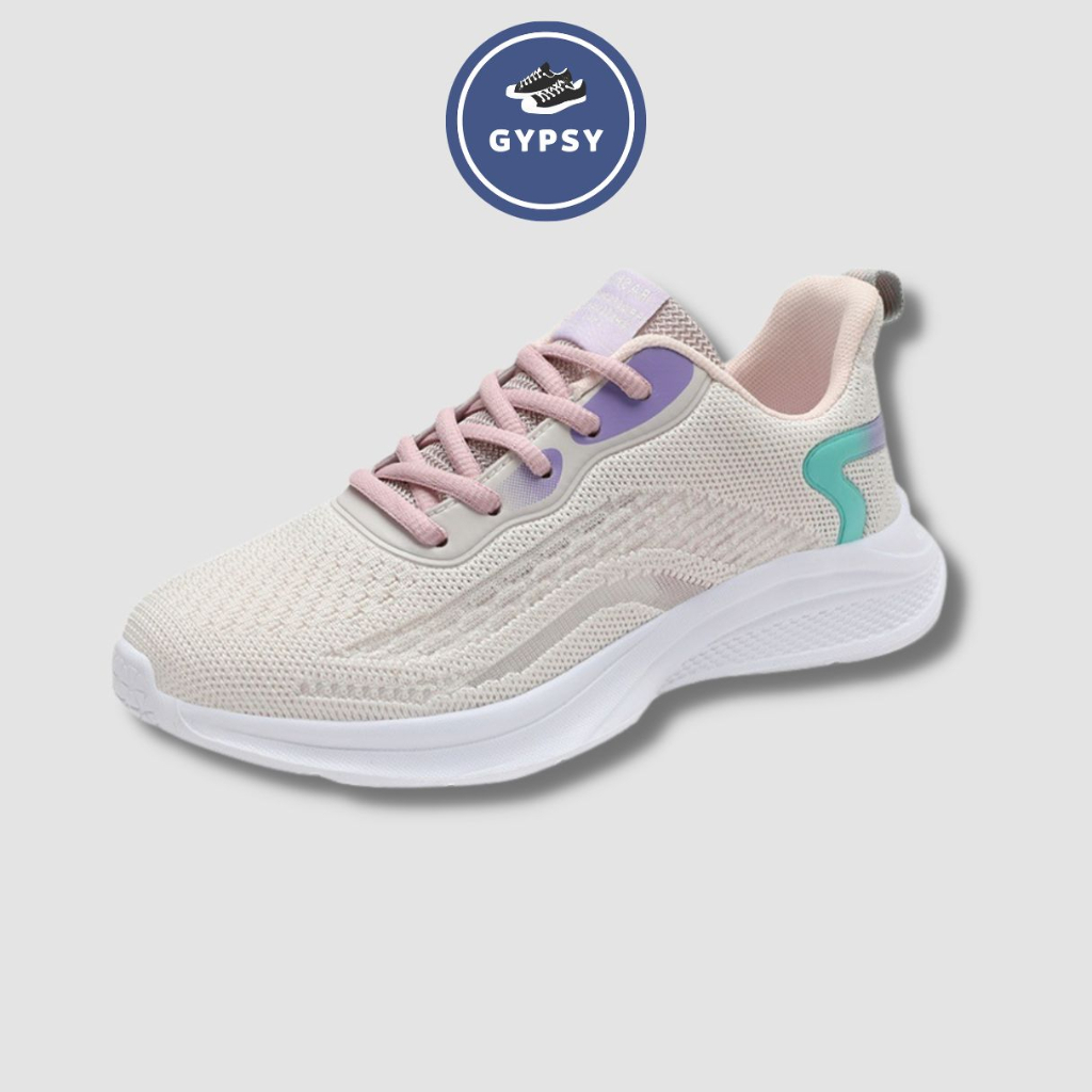 Gypsy - Sepatu Wanita Sneakers Terbaru Sport Friendly Bagus Ringan Desain Kekinian Canvas Mesh Import Dust