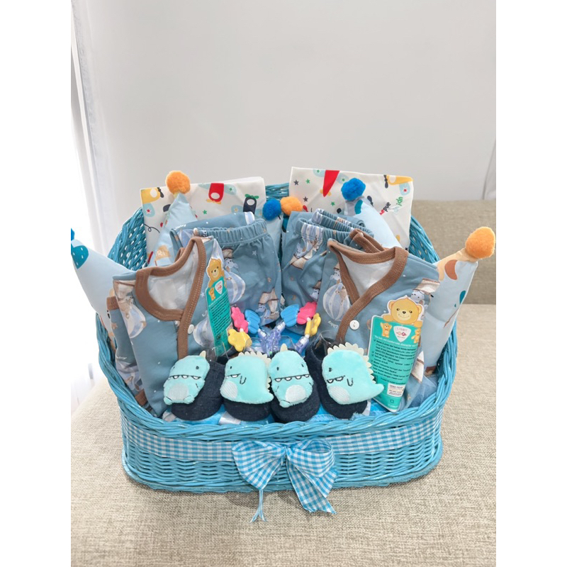 Libby hampers baby boy twin, kado lahiran bayi kembar laki-laki terlaris