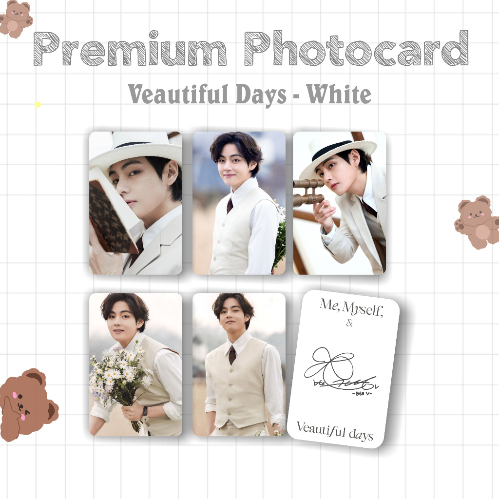 Photocard PC PREMIUM BTS (1set) FESTA || 7 Fates SUGA D-day