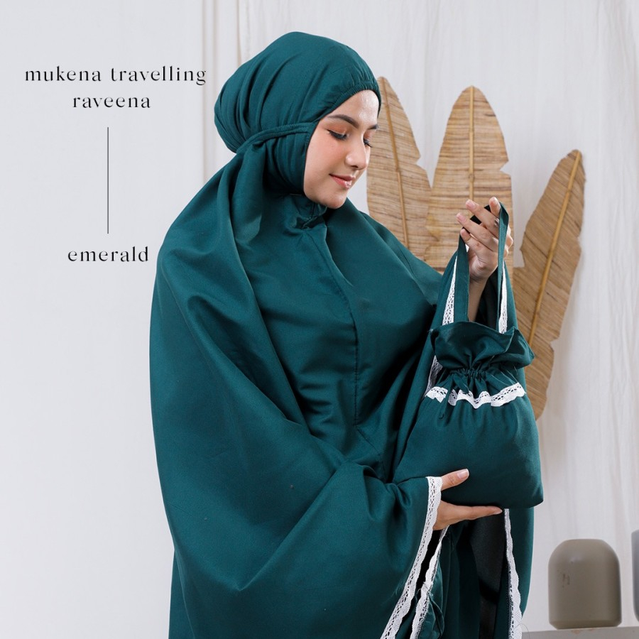 Mukena Polos dewasa mini pouch rayon wanita Full Bordir C4Z4 Renda import remaja Berkualitas terbaru