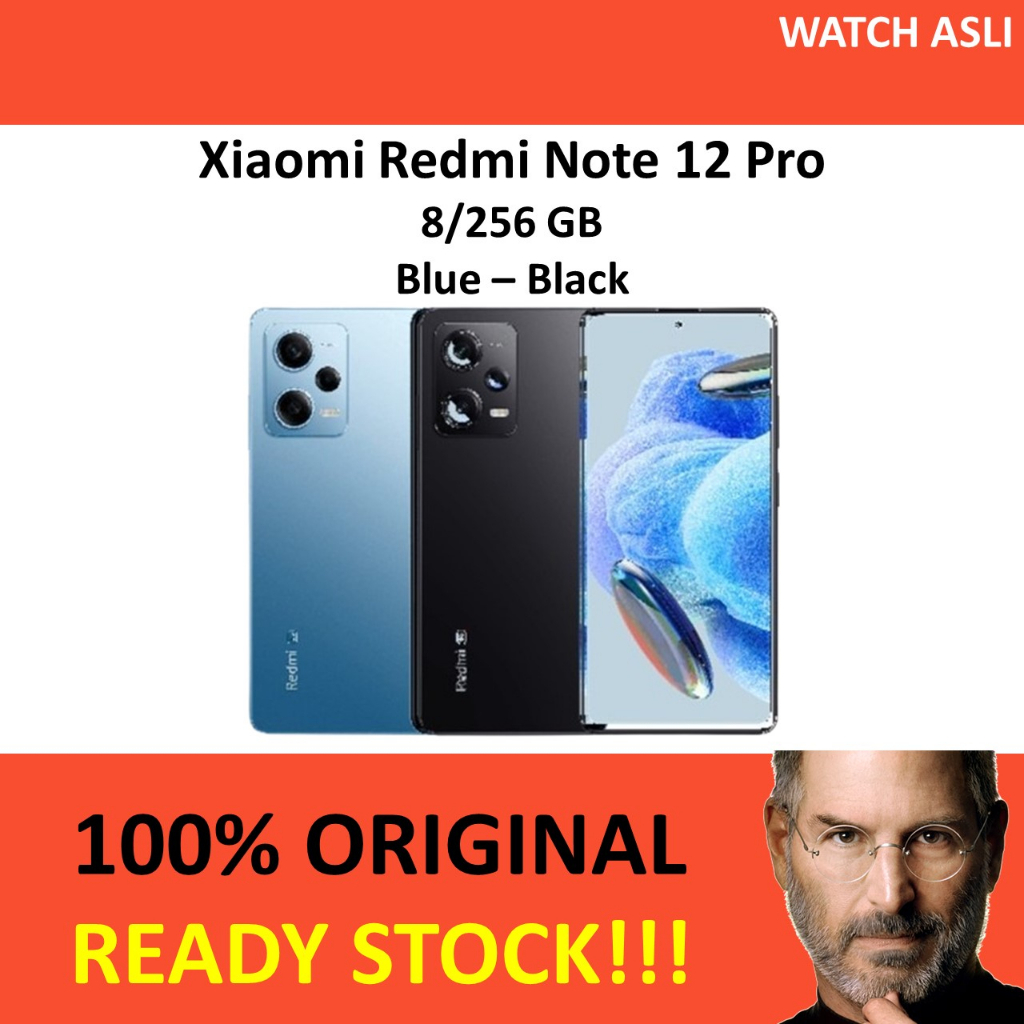 Xiaomi Redmi Note 12 Pro 5G 8/256 GB RAM 8GB ROM 256GB Garansi Resmi