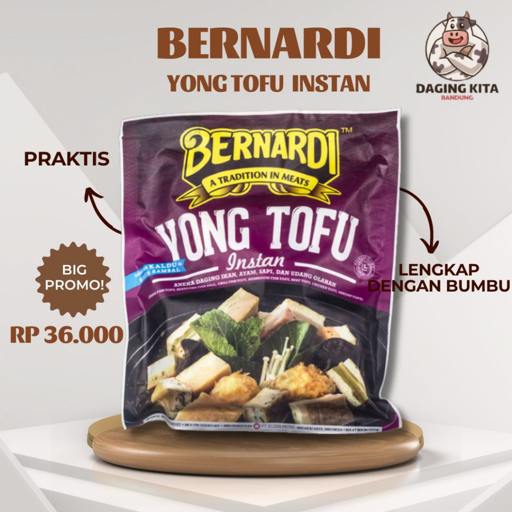 

BERNARDI YONG TOFU INSTAN 300 GRAM