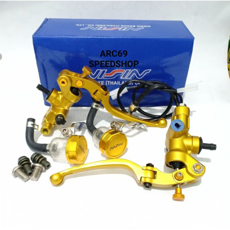Master Rem set Radial Copy rcb + Tabung minyak Kiri Kanan Rem Matic Nmax Pcx Adv