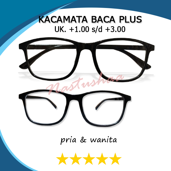 KACAMATA PLUS (+1.00 s/d +3.00) KACAMATA BACA PLUS / KACAMATA RABUN DEKAT / KACAMATA PLUS UNTUK PRIA DAN WANITA UNISEX KACAMATA BACA FASHION TERKINI